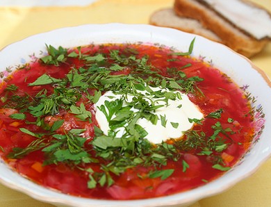 Фото меню ресторана Сказка Востока - первое блюдо БОРЩ