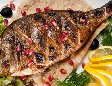 Фото меню ресторана Сказка Востока - ДОРАДО НА МАНГАЛЕ