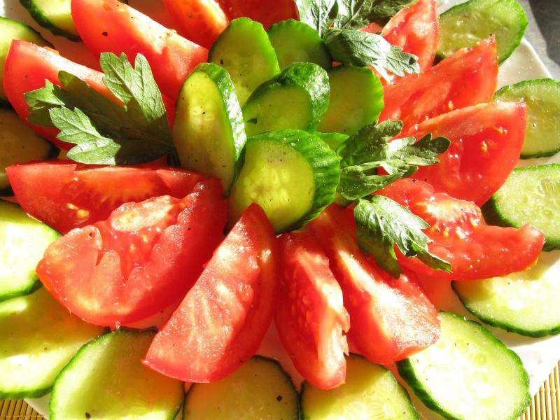 Фото меню ресторана Сказка Востока - Холодная закуска ОВОЩНАЯ НАРЕЗКА