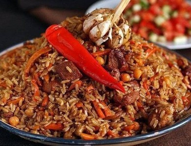 Фото меню ресторана Сказка Востока - второе блюдо ПЛОВ УЗБЕКСКИЙ