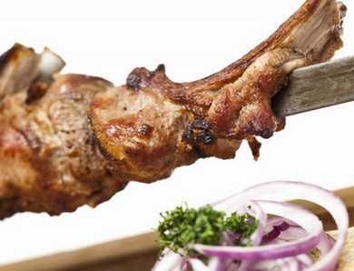 Фото меню ресторана Сказка Востока -  ШАШЛЫК ИЗ СВИНОЙ КОРЕЙКИ