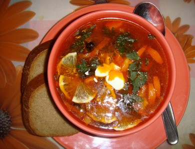 Фото меню ресторана Сказка Востока - первое блюдо СОЛЯНКА